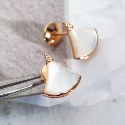 [Amore Jewelry]DIVAS DREAM EARRINGS PINK GOLD