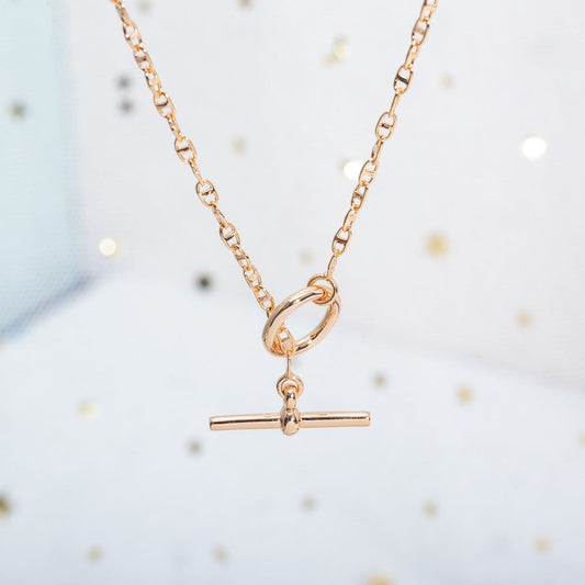 [Amore Jewelry]ECHAPPEE NECKLACE PINK GOLD