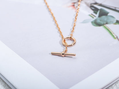 [Amore Jewelry]ECHAPPEE NECKLACE PINK GOLD
