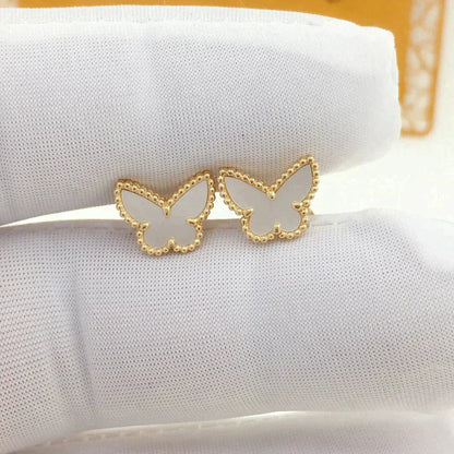 [Amore Jewelry]SWEET BUTTERFLY MOP EARSTUDS