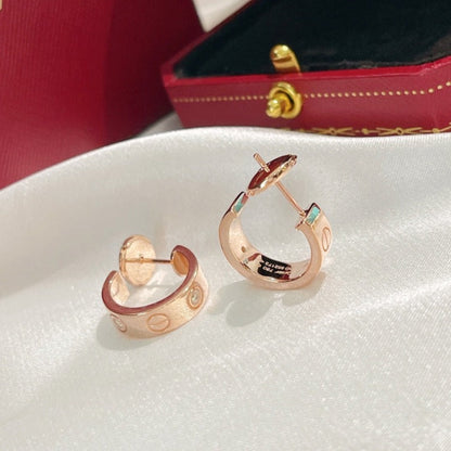 [Amore Jewelry]LOVE EARRINGS 5.7MM 2 DIAMONDS