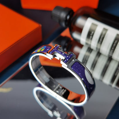 [Amore Jewelry]H STAR AND MOON BRACELET 12MM