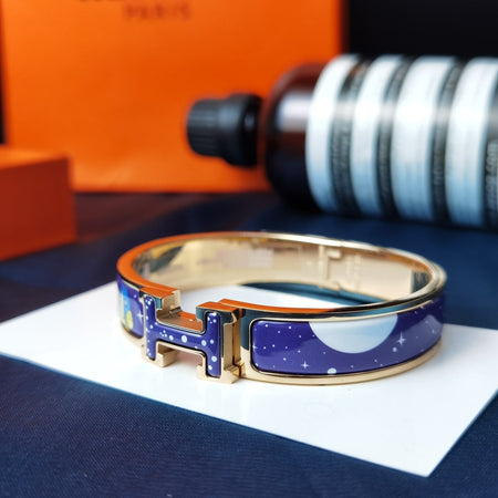 [Amore Jewelry]H STAR AND MOON BRACELET 12MM