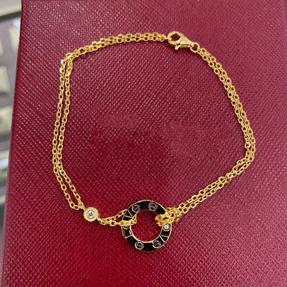 [Amore Jewelry]LOVE BRACELET 2 DIAMOND