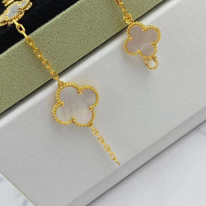 [Amore Jewelry]MAGIC CLOVER MOP GOLD BRACELET 5 MOTIFS