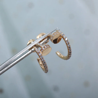 [Amore Jewelry]JUSTE FULL DIAMOND SMALL EARRINGS