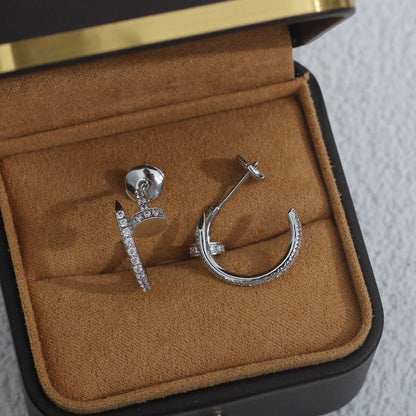 [Amore Jewelry]JUSTE FULL DIAMOND SMALL EARRINGS