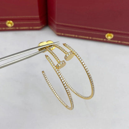 [Amore Jewelry]JUSTE FULL DIAMOND LARGE EARRINGS