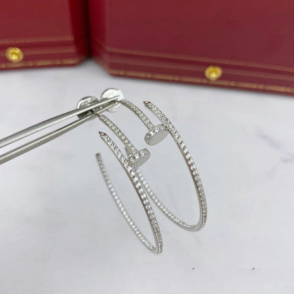 [Amore Jewelry]JUSTE FULL DIAMOND LARGE EARRINGS