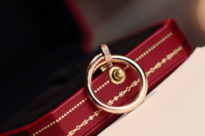 [Amore Jewelry]JUSTE RING 2.65MM PINK GOLD DIAMOND