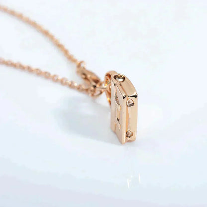 [Amore Jewelry]AMULETTE PEDANT ROSE GOLD NECKLACE
