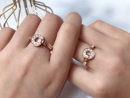 [Amore Jewelry]DREAM RING DIAMOND PINK GOLD