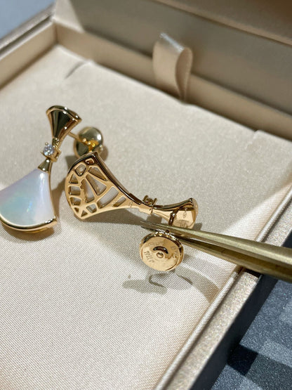 [Amore Jewelry]DREAM MOP 1 DIAMOND EARRINGS