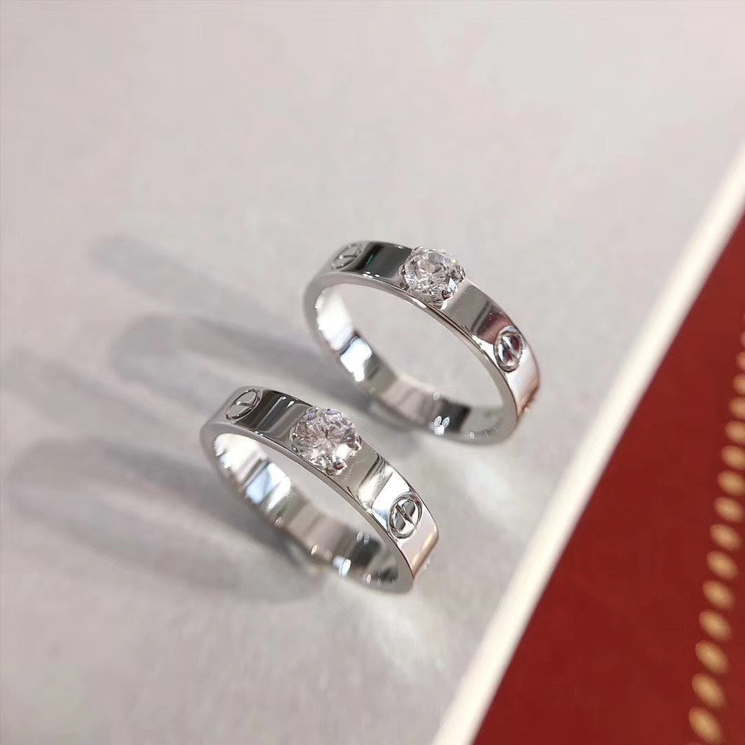 [Amore Jewelry]LOVE RING 3.6MM 1 BIG DIAMOND
