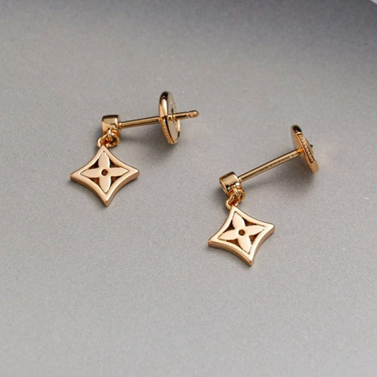 [Amore Jewelry]STAR EARRINGS GOLD