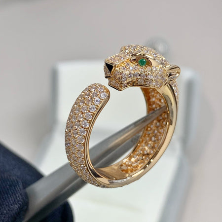 [Amore Jewelry]PANTHERE PINK GOLD DIAMOND RING