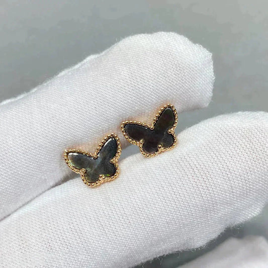 [Amore Jewelry]BUTTERFLY DARK MOP  EARRINGS