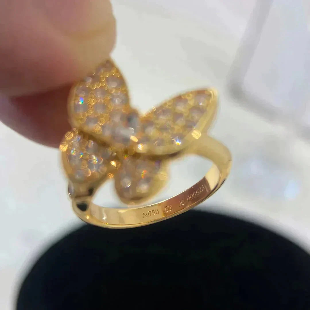 [Amore Jewelry]BUTTERFLY DIAMOND RING