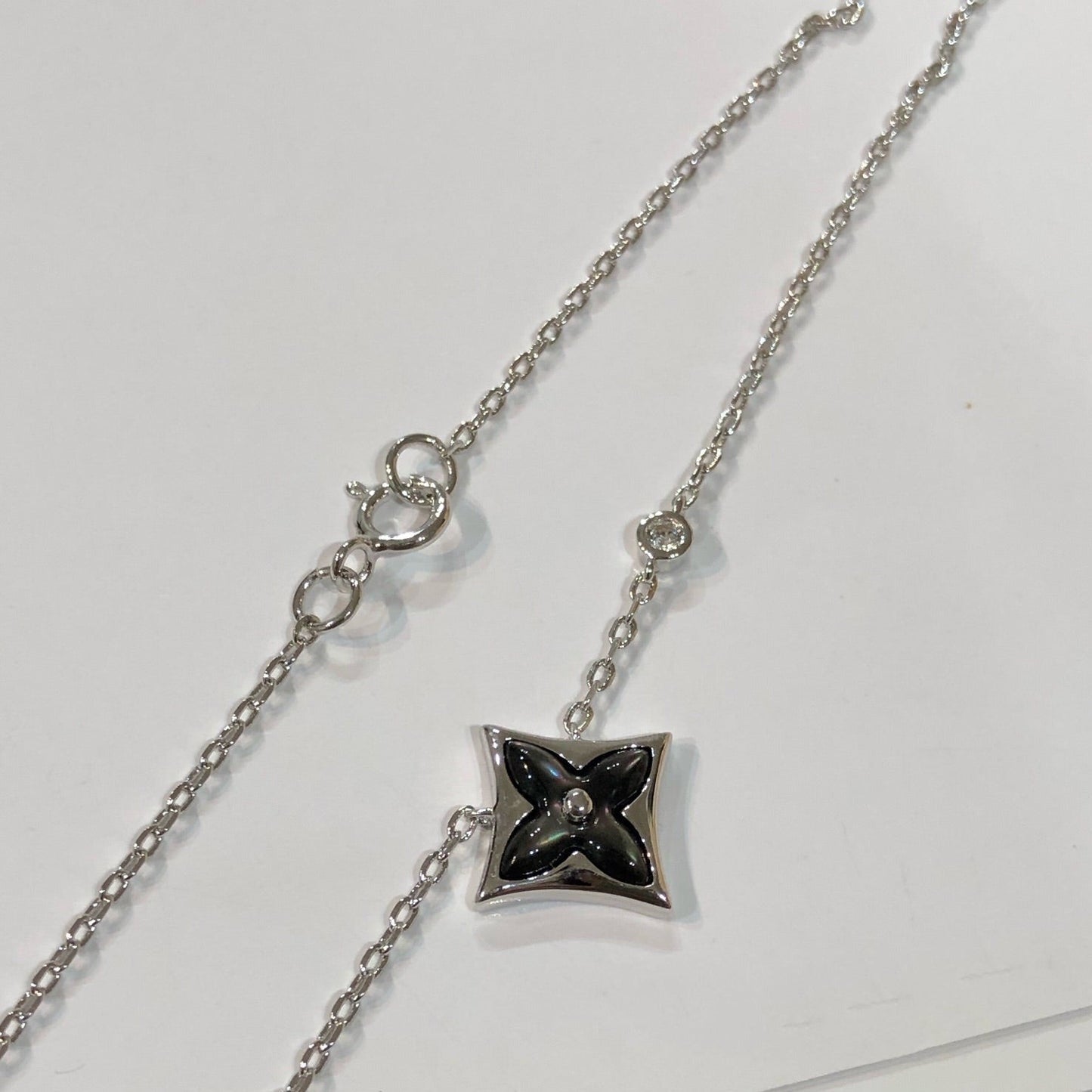 [Amore Jewelry]STAR BLACK MOP NECKLACE