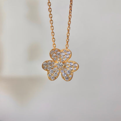 [Amore Jewelry]FLOWER DIAMOND NECKLACE