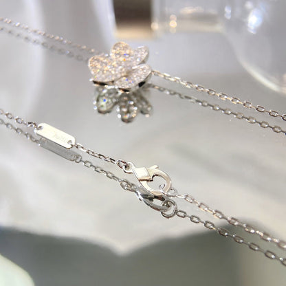 [Amore Jewelry]FLOWER DIAMOND NECKLACE