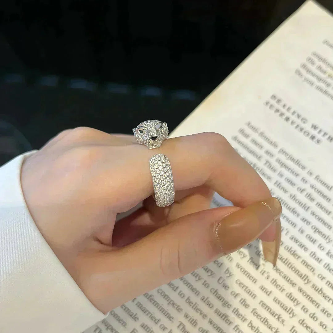 [Amore Jewelry]PANTHERE 5.5MM ALL DIAMOND RING