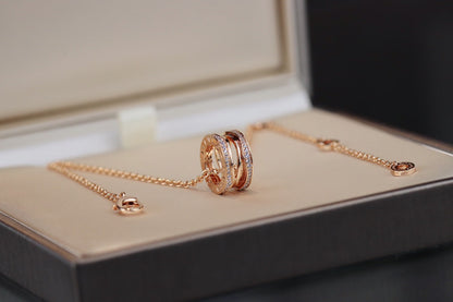 [Amore Jewelry]ZERO 1 PINK GOLD NECKLACE