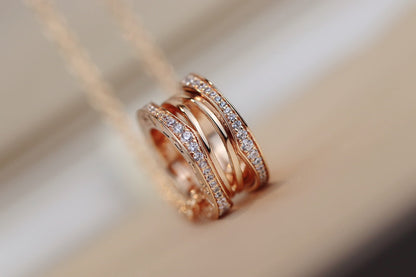 [Amore Jewelry]ZERO 1 PINK GOLD NECKLACE