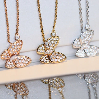 [Amore Jewelry]BUTTERFLY DIAMOND NECKLACE