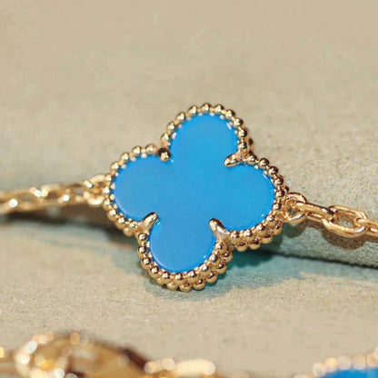 [Amore Jewelry]CLOVER 20 MOTIFS TURQUOISE GOLD