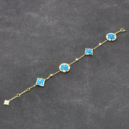 [Amore Jewelry]STAR AND SUN TURQUOISE 4 MOTIFS 3 DIAMONDS
