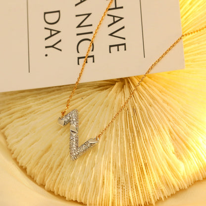 [Amore Jewelry]VOLT SILVER DIAMOND PEDANT NECKLACE