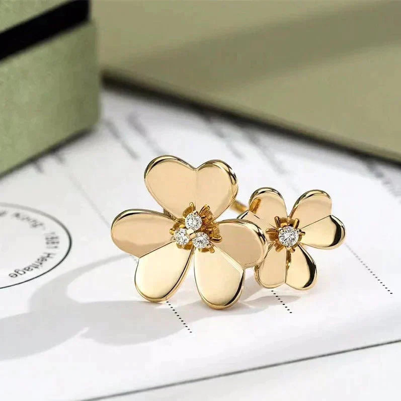 [Amore Jewelry]CLOVER COMOS GOLD DIAMOND RING