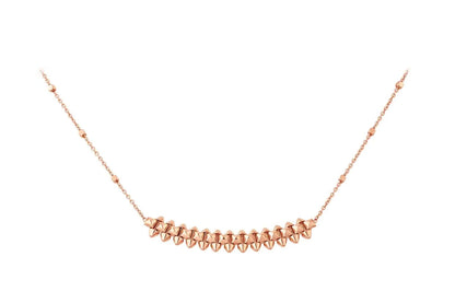 [Amore Jewelry]CLASH PINK GOLD NECKLACE