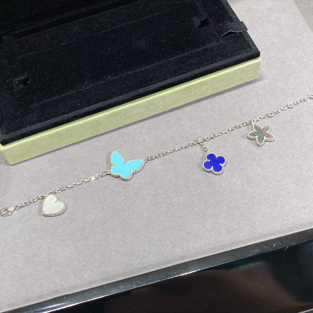 [Amore Jewelry]LUCKY SPRING SILVER BRACELET 4 MOTIF