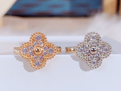 [Amore Jewelry]CLOVER DIAMOND RING