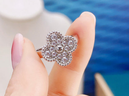 [Amore Jewelry]CLOVER DIAMOND RING