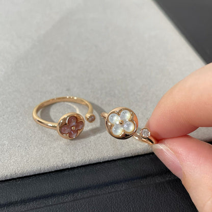 [Amore Jewelry]SUN 1 DIAMOND PINK MOP RING