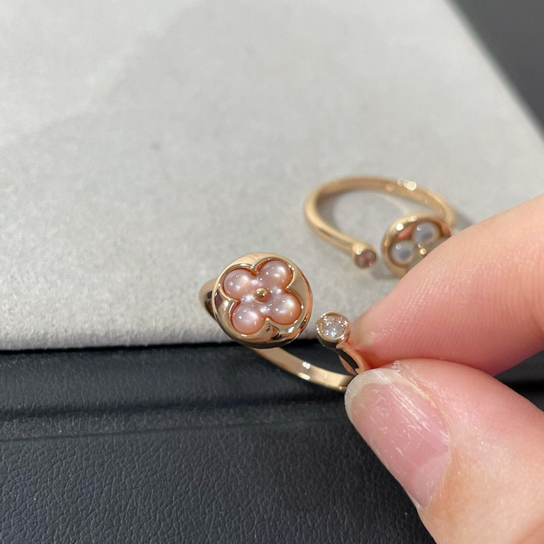 [Amore Jewelry]SUN 1 DIAMOND PINK MOP RING