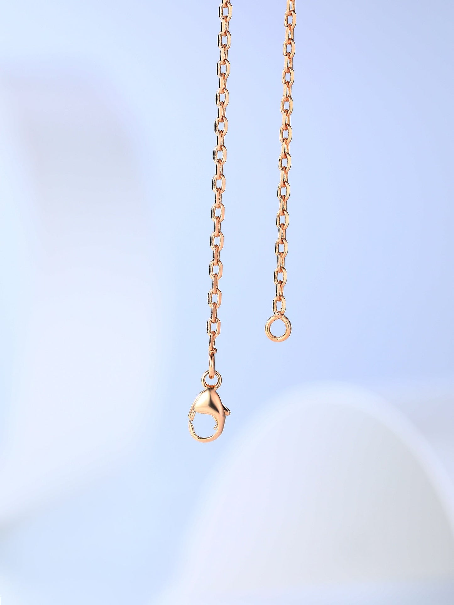 [Amore Jewelry]H CAGE PINK GOLD NECKLACE