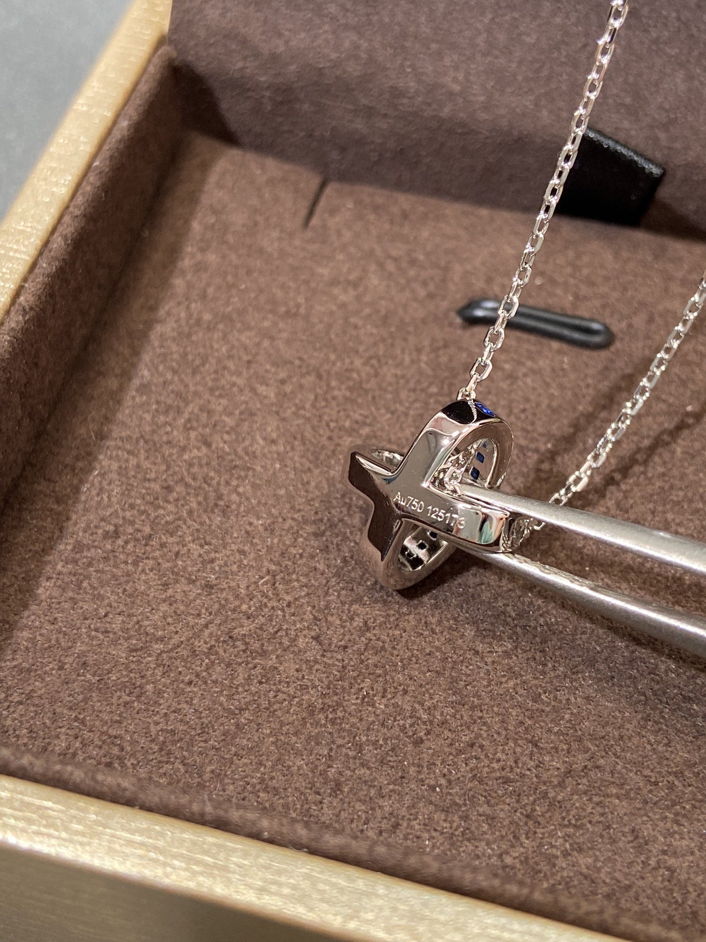 [Amore Jewelry]LIENS DIAMOND SILVER NECKLACE