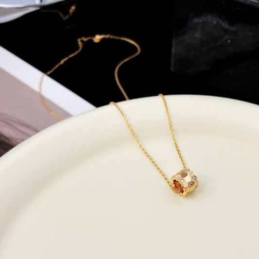 [Amore Jewelry]BEE MINI PEDANT DIAMOND NECKLACE