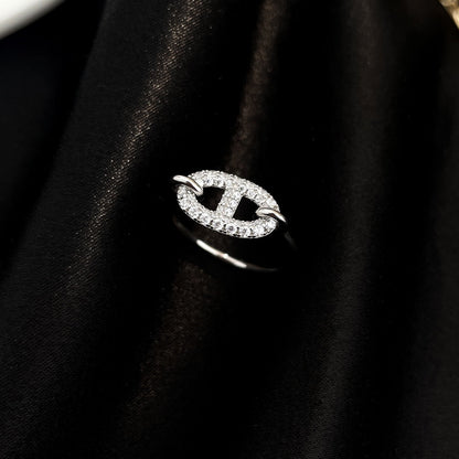 [Amore Jewelry]RONDE SMALL SILVER DIAMOND RING