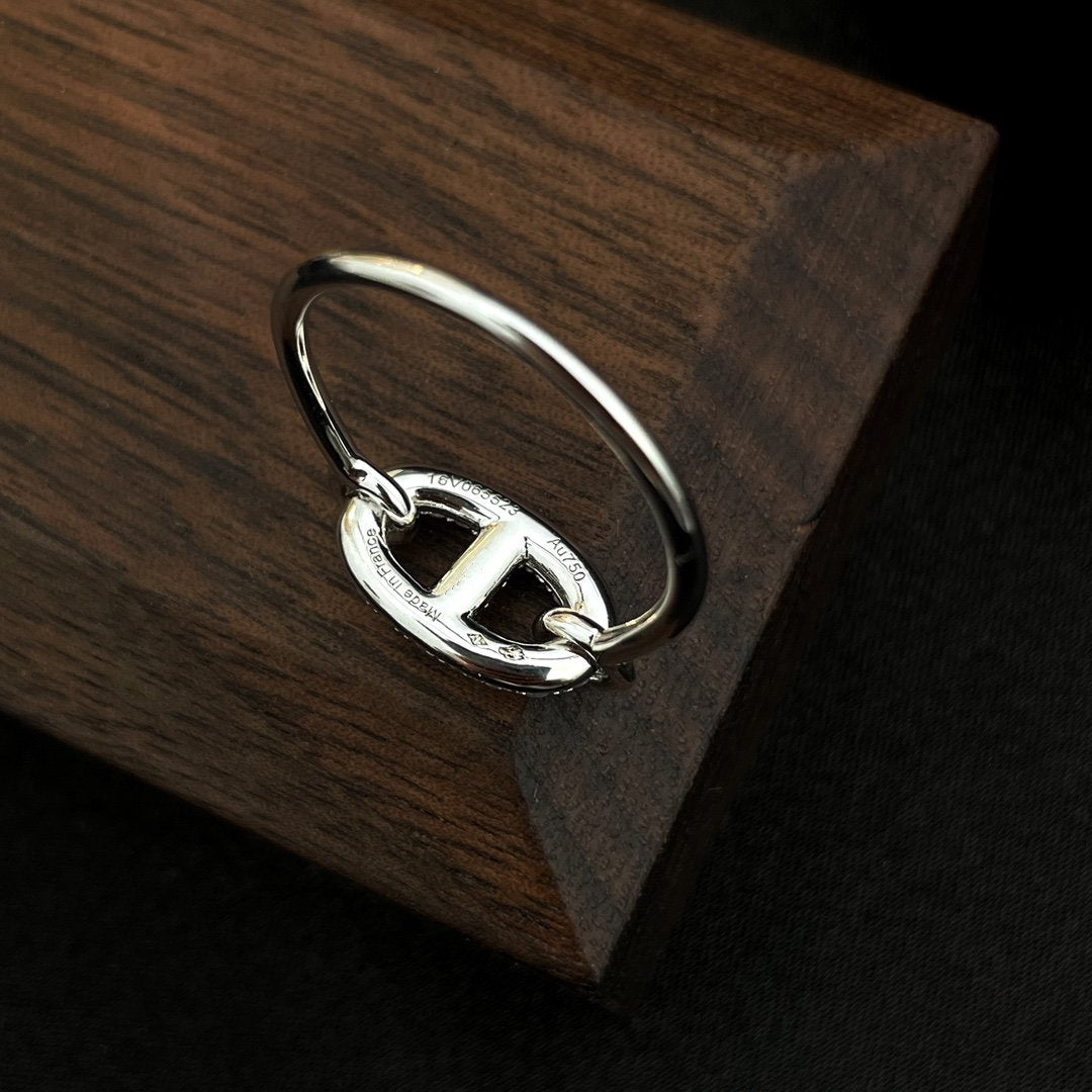 [Amore Jewelry]RONDE SMALL SILVER DIAMOND RING