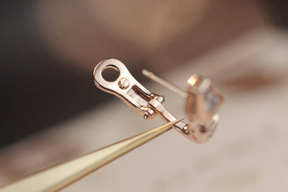 [Amore Jewelry]SERPENT PINK GOLD DIAMOND EARRINGS