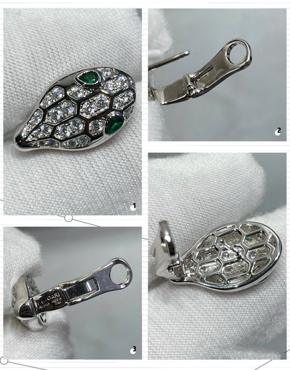 [Amore Jewelry]SERPENT DIAMOND STUD EARRINGS