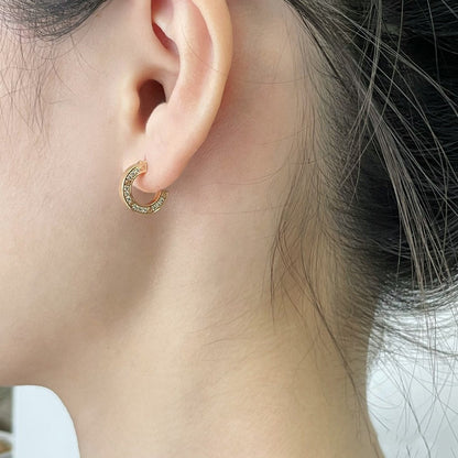 [Amore Jewelry]LOVE DIAMOND EARRINGS