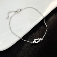 [Amore Jewelry]FORCE 10 FULL DIAMOND BUCKLE CHAIN LINK MINI MODEL