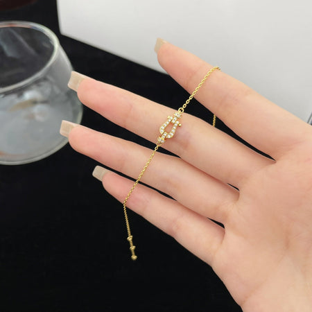 [Amore Jewelry]FORCE 10 FULL DIAMOND BUCKLE CHAIN LINK MINI MODEL