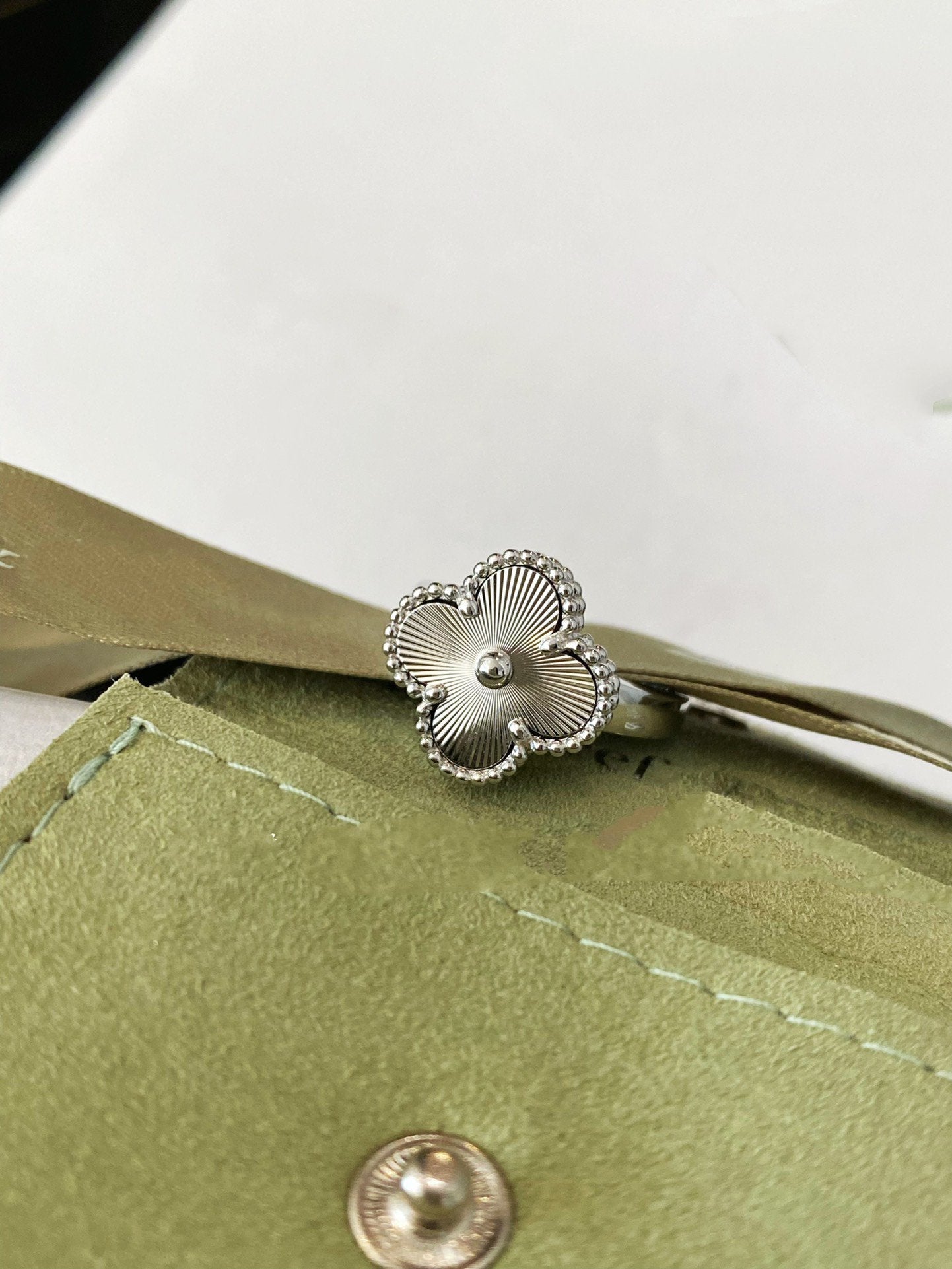 [Amore Jewelry]CLOVER SILVER RING